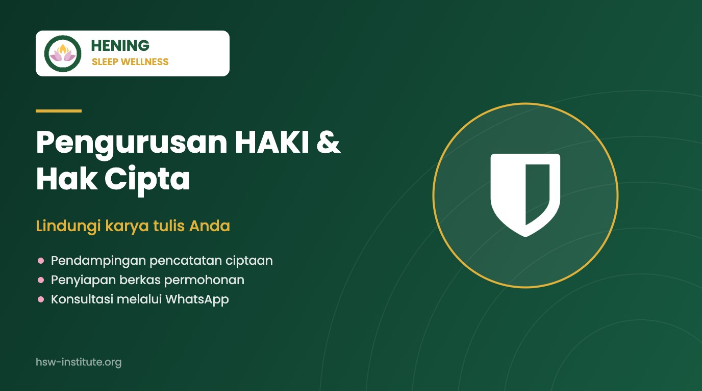 Pengurusan HAKI & Hak Cipta
